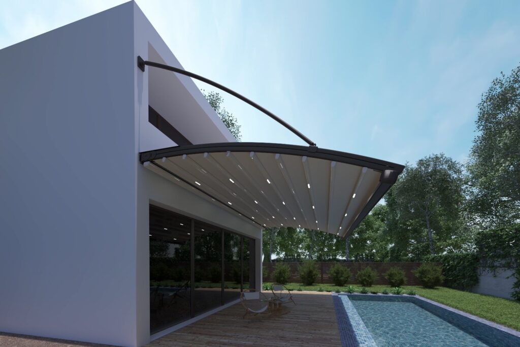 BOSSO abgehängte Pergola